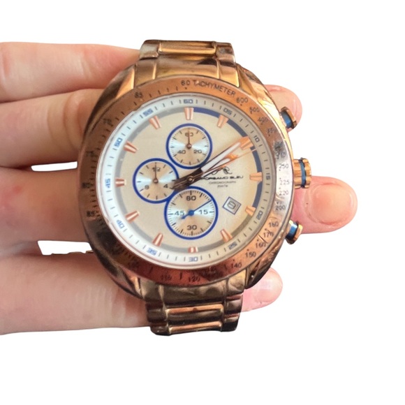 Porsamo Bleu Accessories - Porsamo Bleu Rose Gold Multi-Function Luxury Watch